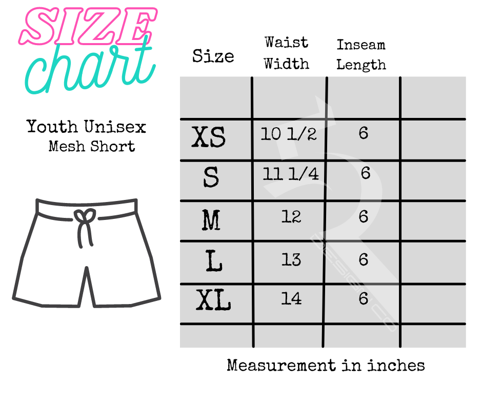 Panther Head - Youth 6" Mesh Shorts