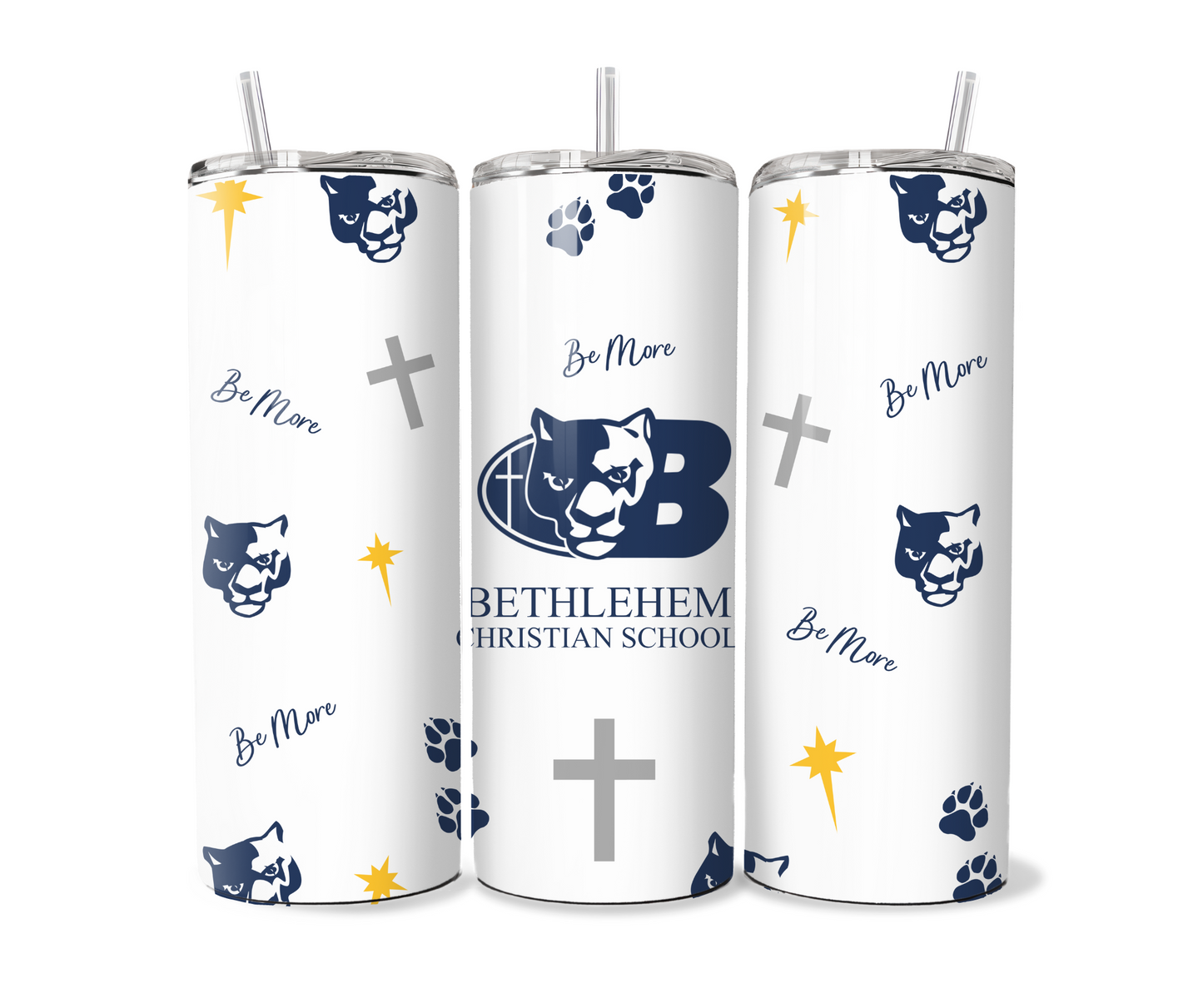 Panther Pride Tumbler - Panther Collage