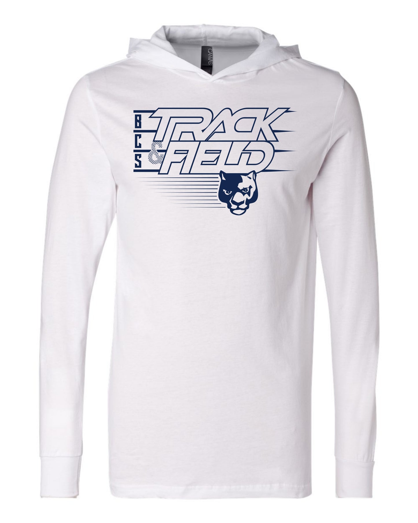 BCS Track-n-Field Lanes - Adult Hooded Long Sleeve