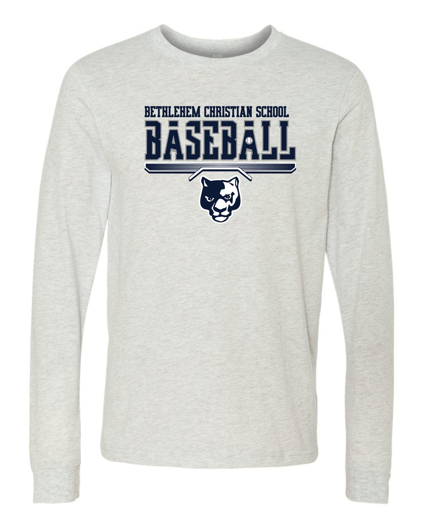Bethlehem Christian School Baseball - Adult Long Sleeve