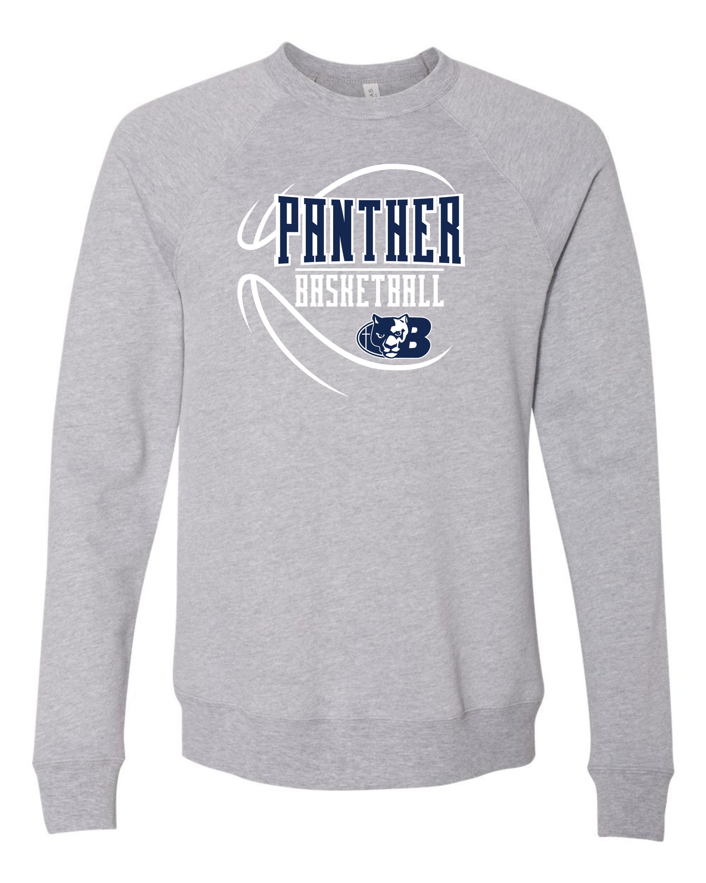 Panther BBall Abstract Ball - Adult Sweatshirt