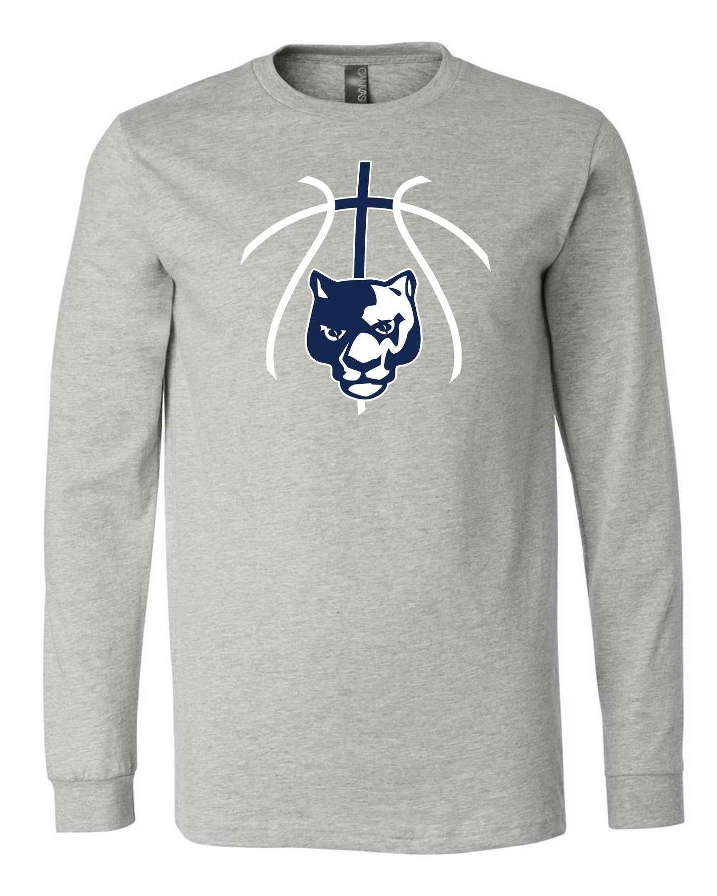 Panther Head Cross Ball - Adult Long Sleeve