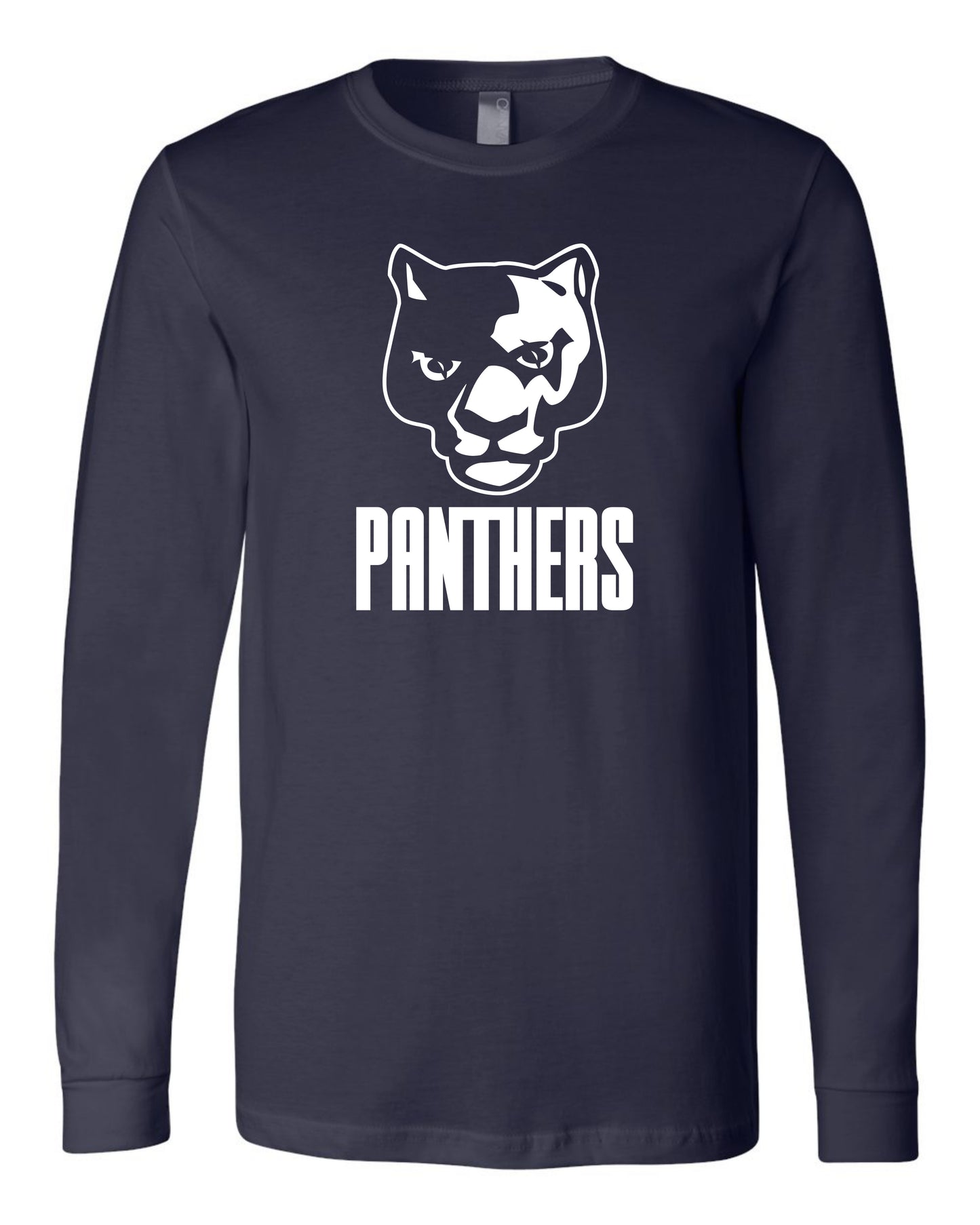 Panther Head Panthers - Youth Long Sleeve