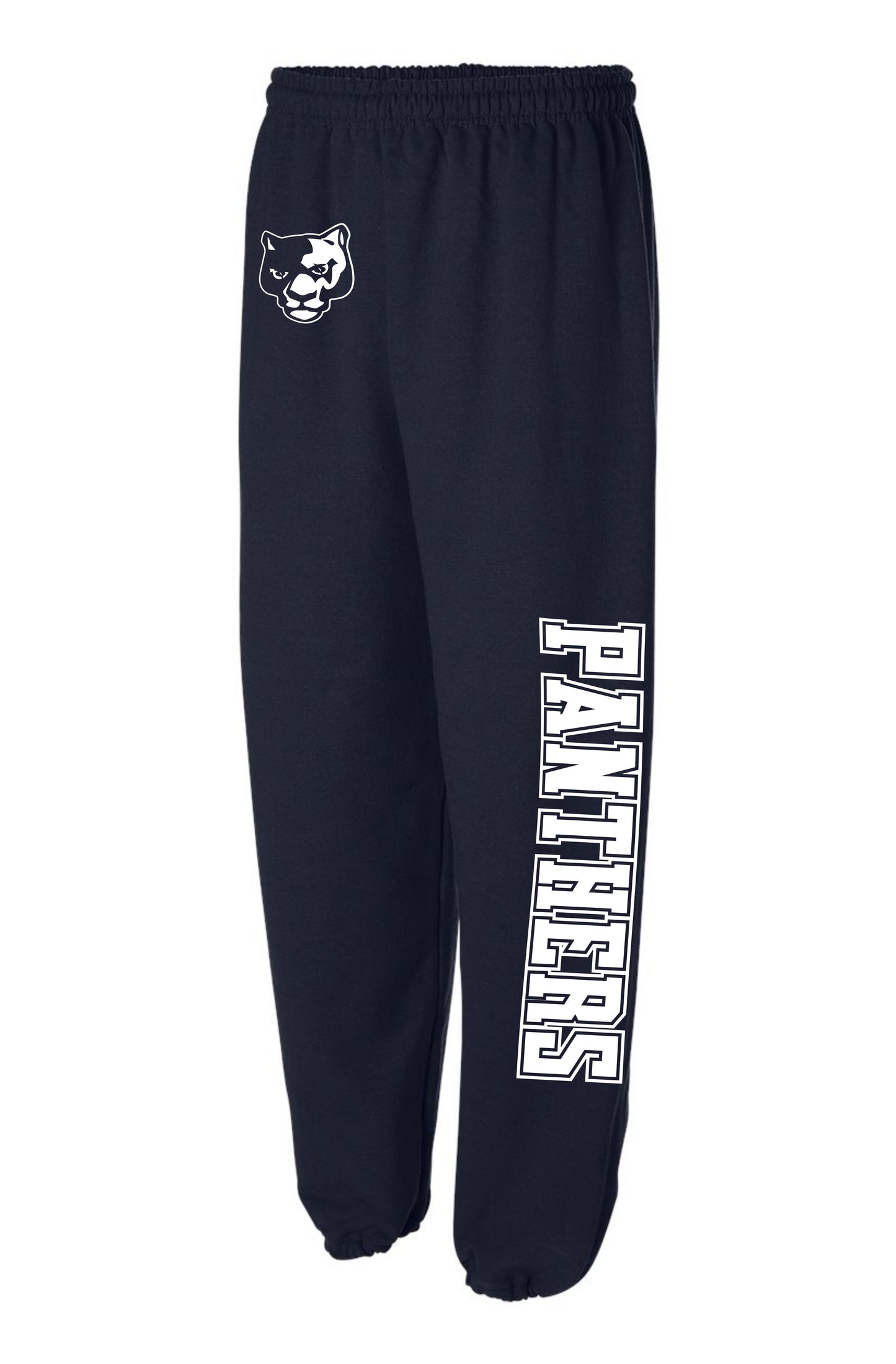 Panther Head Panthers (low leg) - Adult Sweatpants