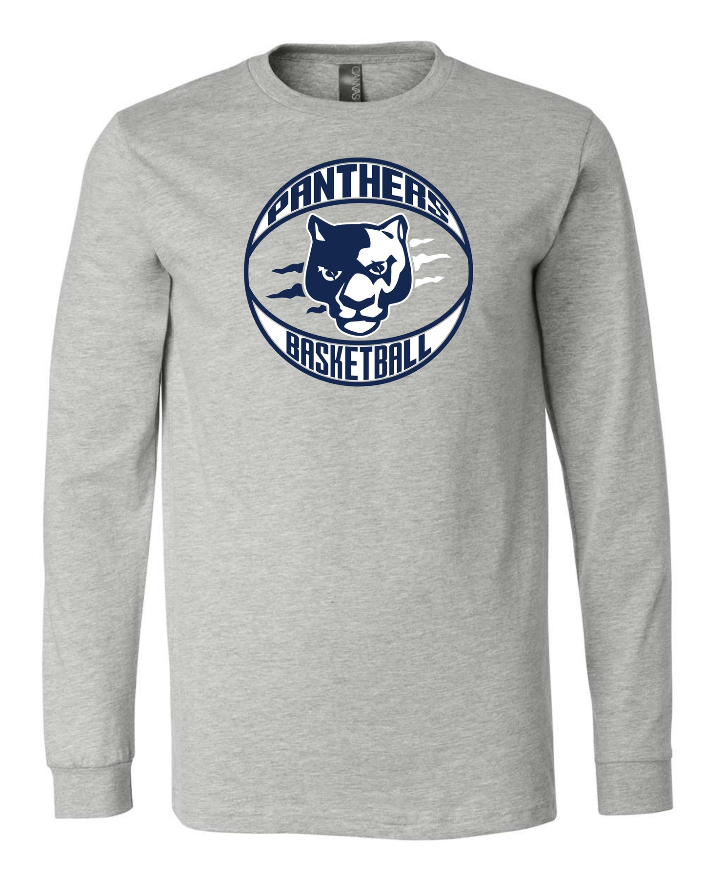 Panthers BBall Claw Ball - Adult Long Sleeve