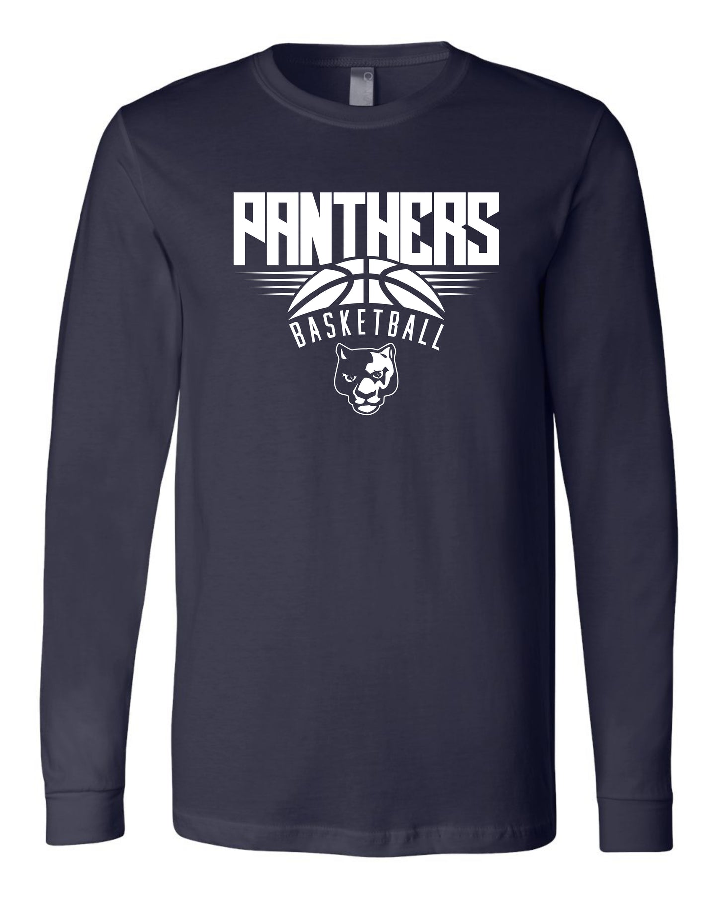 Panthers Basketball - Adult Long Sleeve