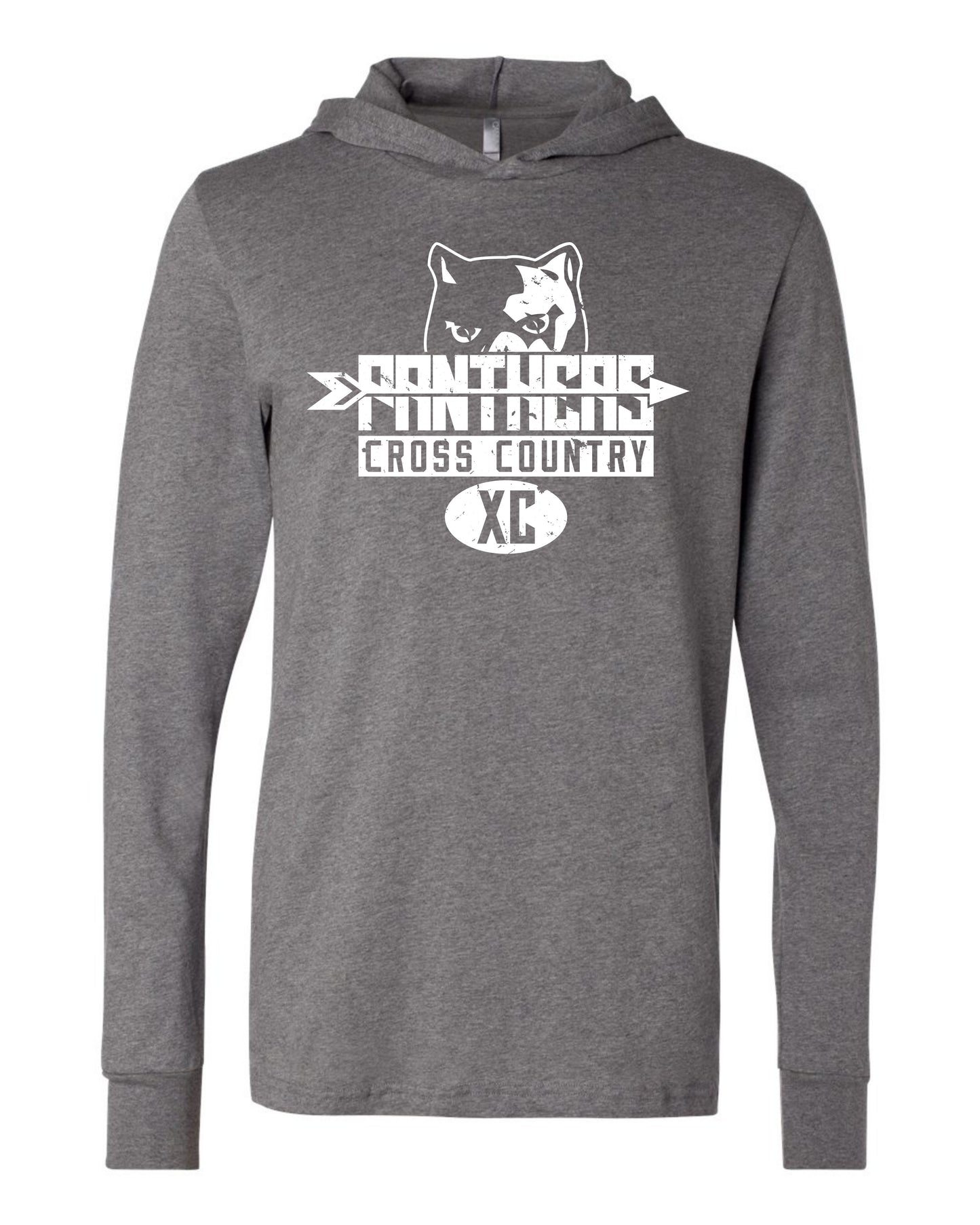 Panthers CC Arrow Thru - Adult Hooded Long Sleeve
