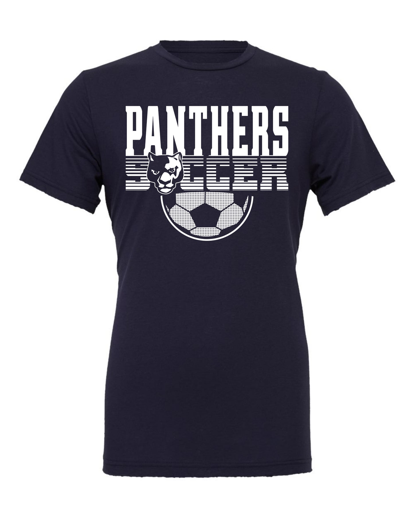 Panthers Soccer Faded - Youth Tee