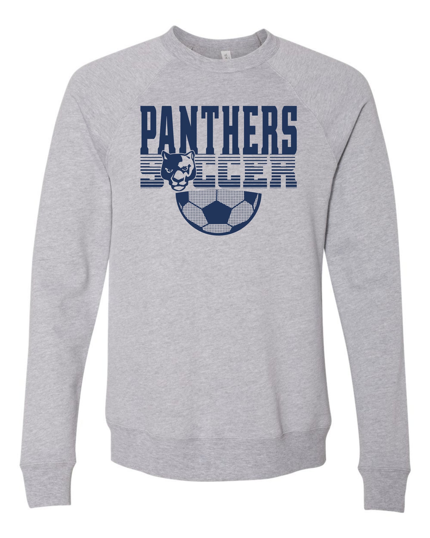 Panthers Soccer Faded - Adult Sweatshirt