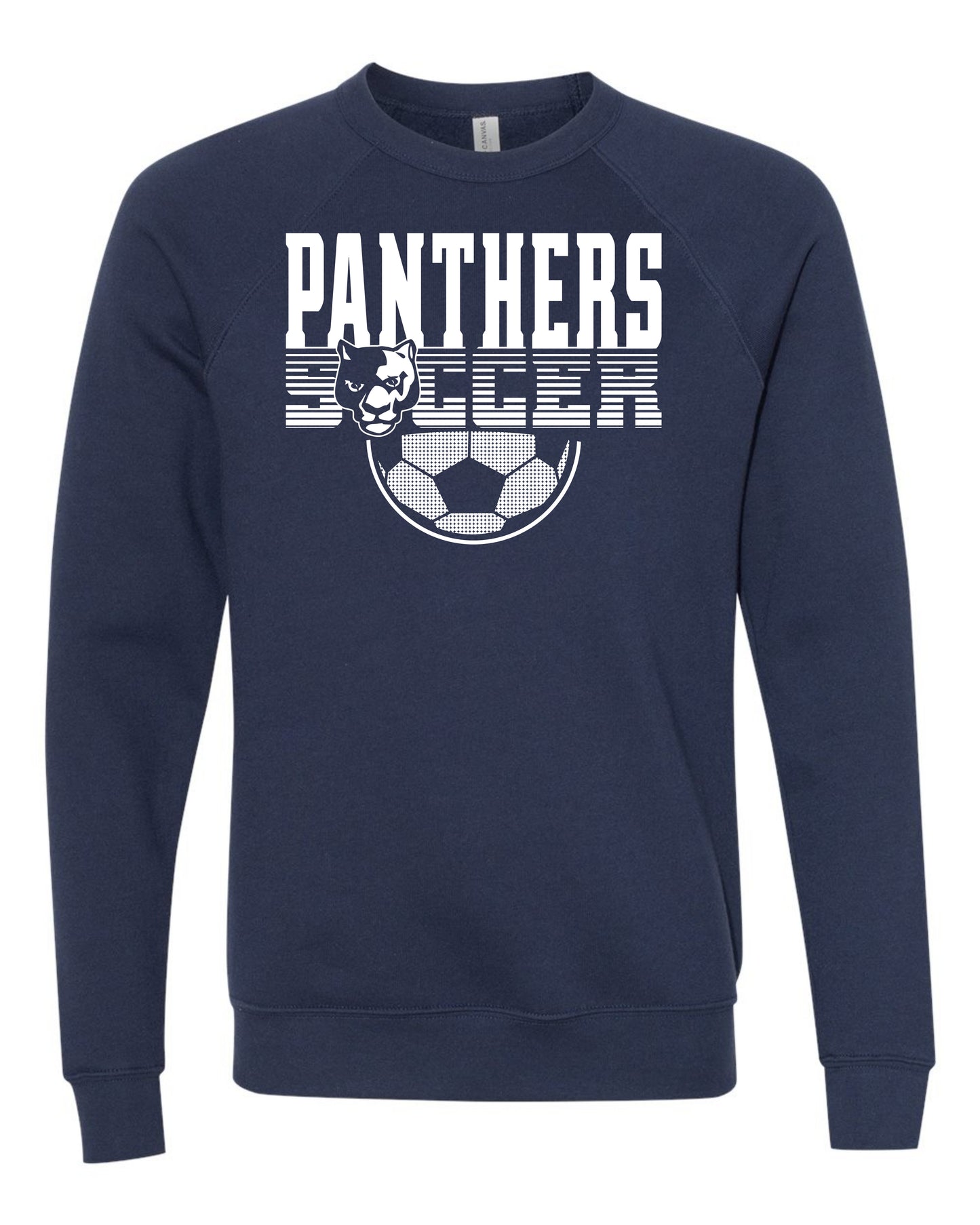 Panthers Soccer Faded - Adult Sweatshirt