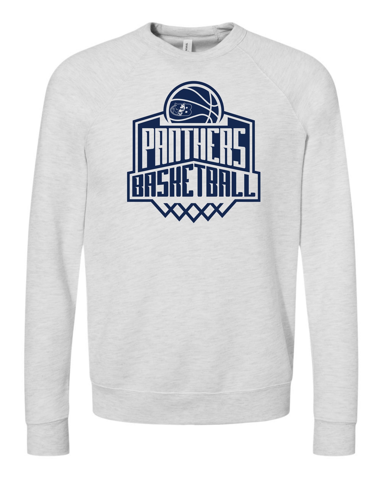Panthers Basketball Backboard - Adult Sweatshirt