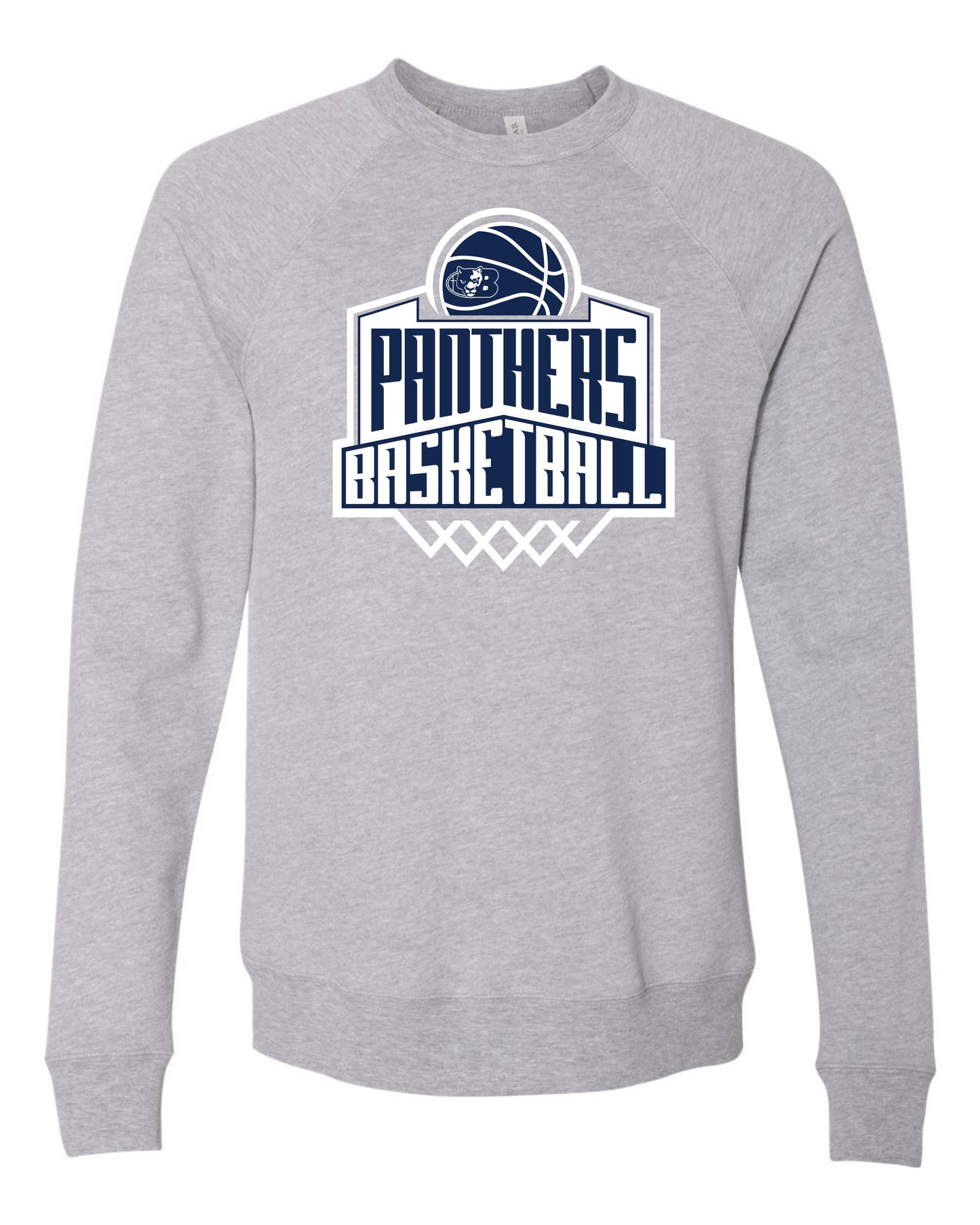 Panthers Basketball Backboard - Adult Sweatshirt