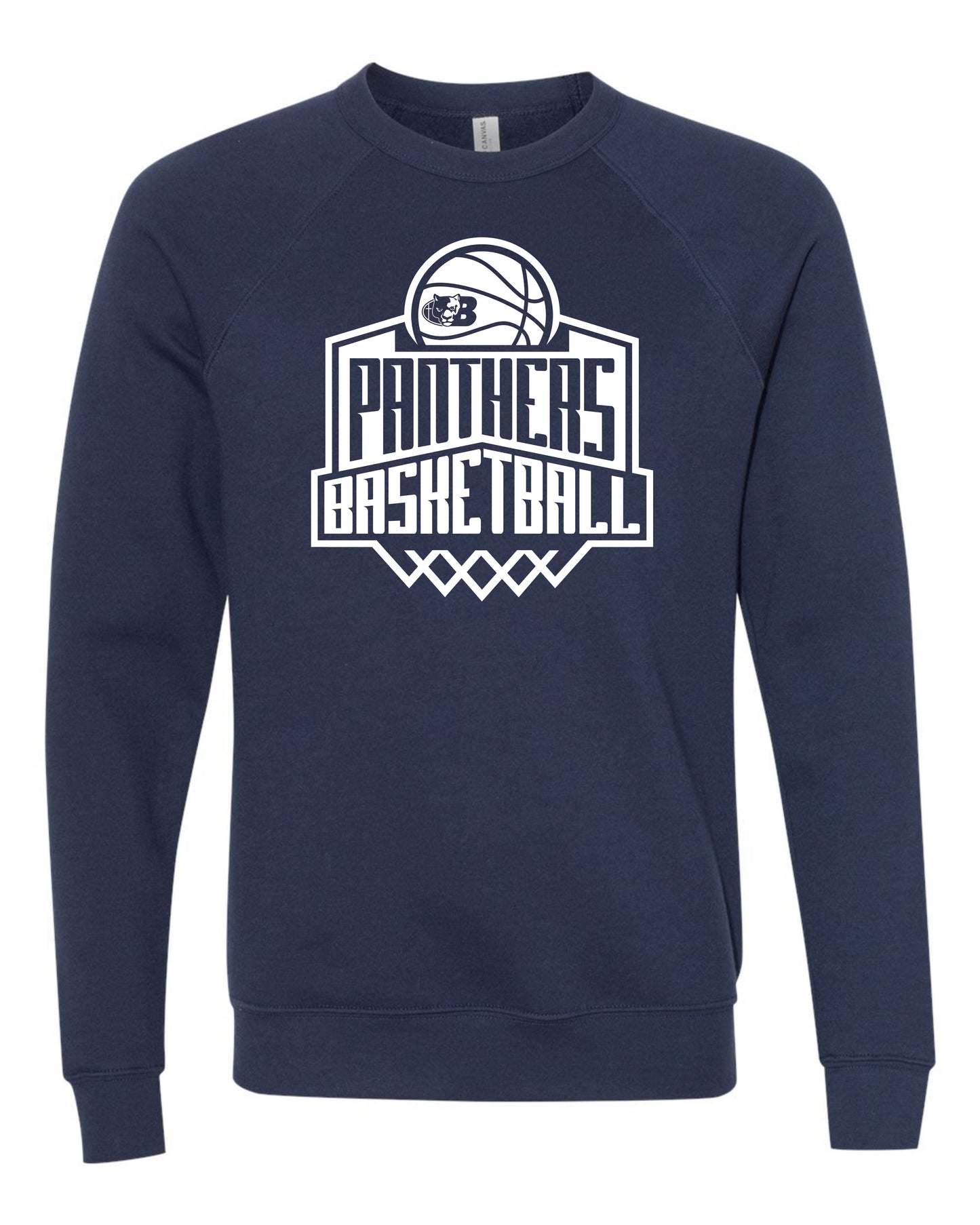 Panthers Basketball Backboard - Adult Sweatshirt