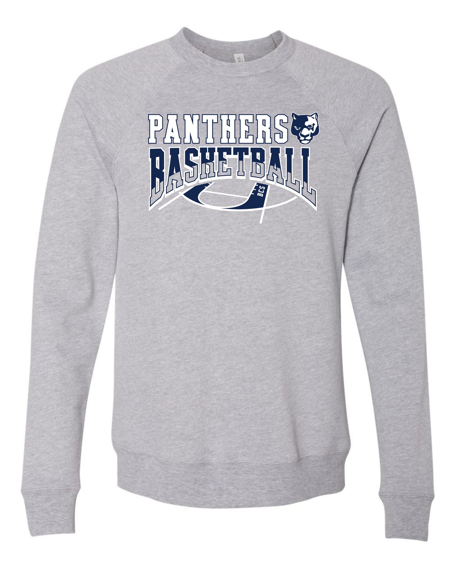 Panthers Basketball Court - Adult Sweatshirt