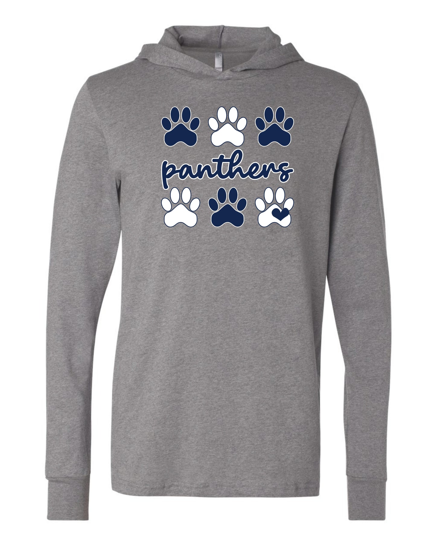 Panthers Paws - Adult Hooded Long Sleeve