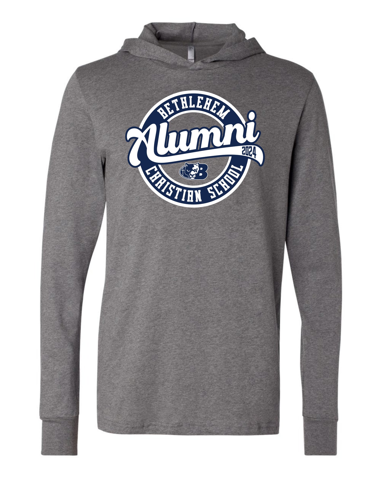 BCS Alumni Retro - Adult Hooded Long Sleeve