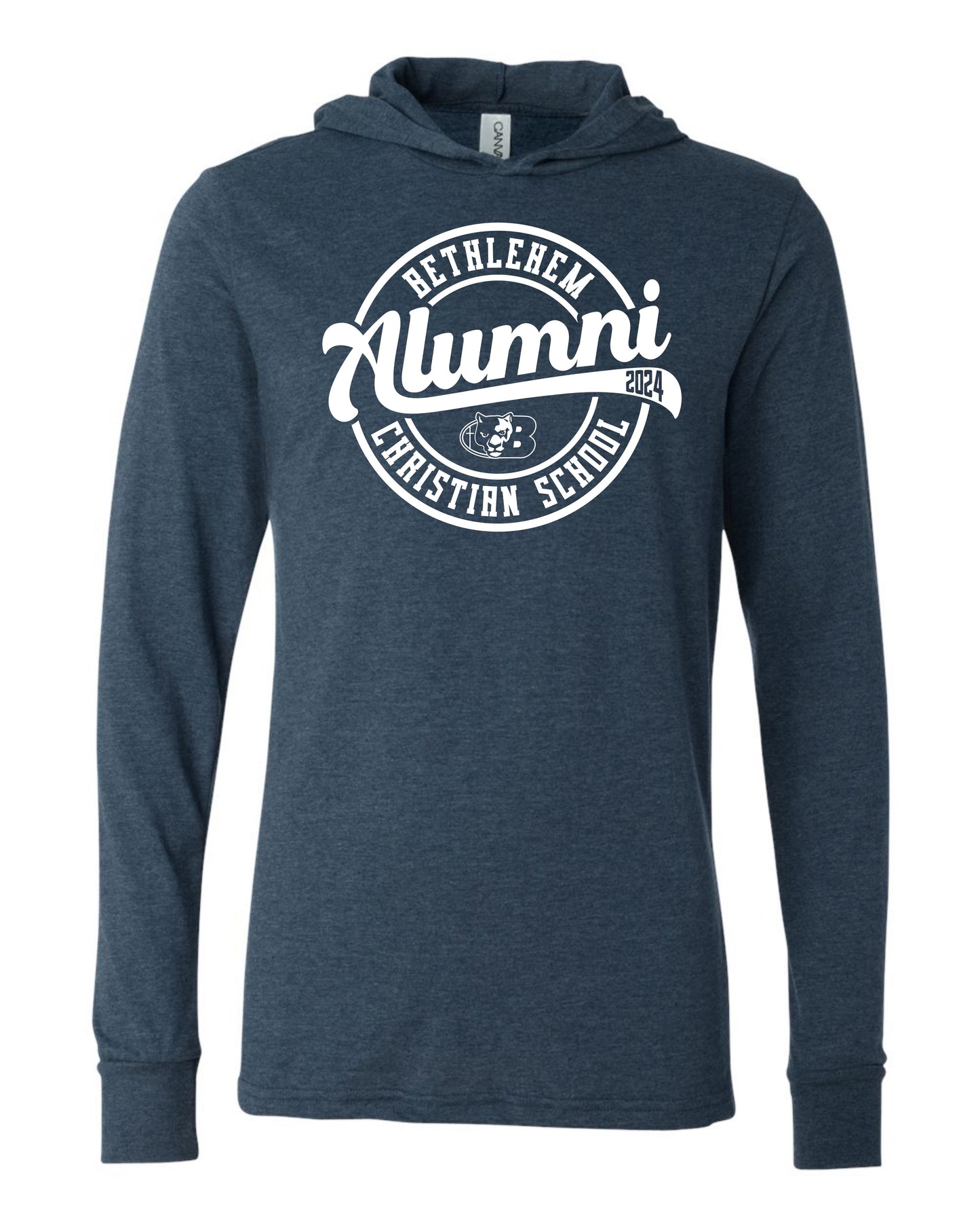 BCS Alumni Retro - Adult Hooded Long Sleeve