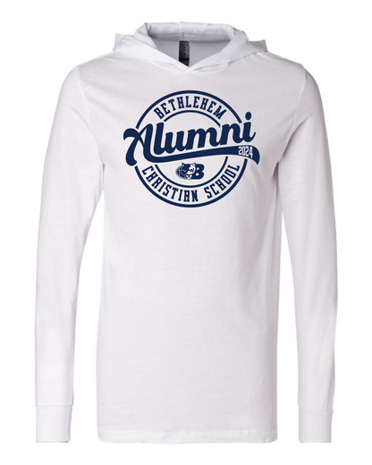 BCS Alumni Retro - Adult Hooded Long Sleeve