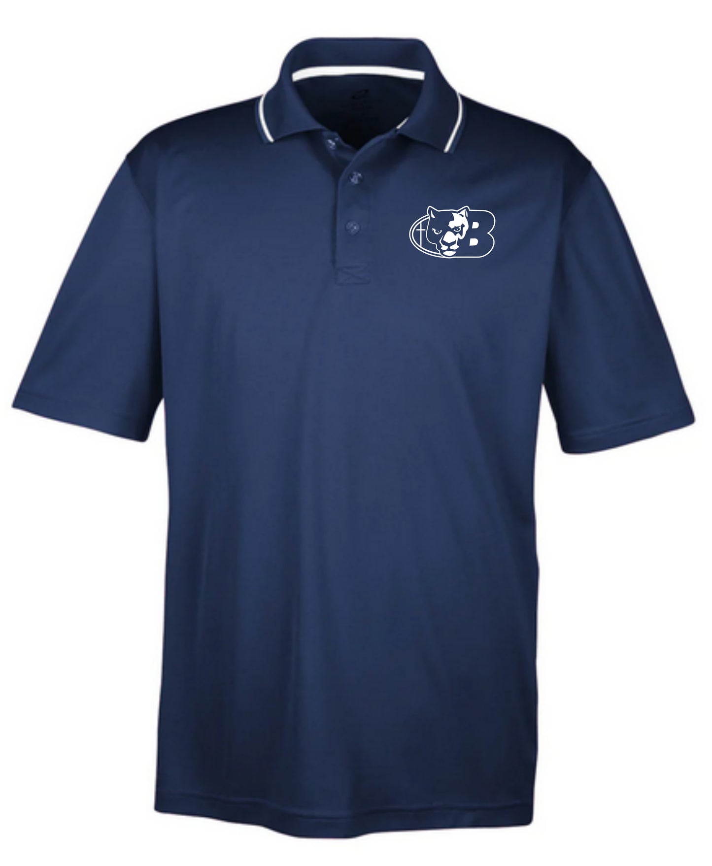 BCS Coaches Two-Tone Sport Polo - Adult Mens Short Sleeve