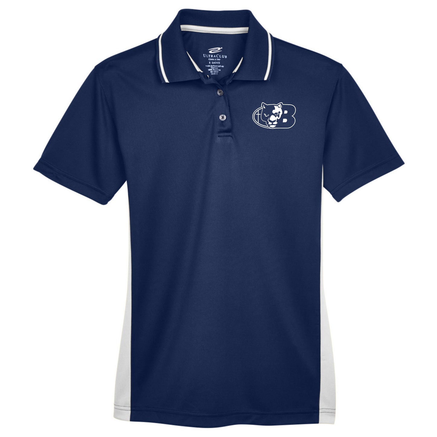 BCS Coaches Two-Tone Sport Polo - Adult Ladies Short Sleeve