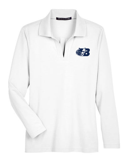 BCS Coaches Performance Polo - Adult Ladies Long Sleeve