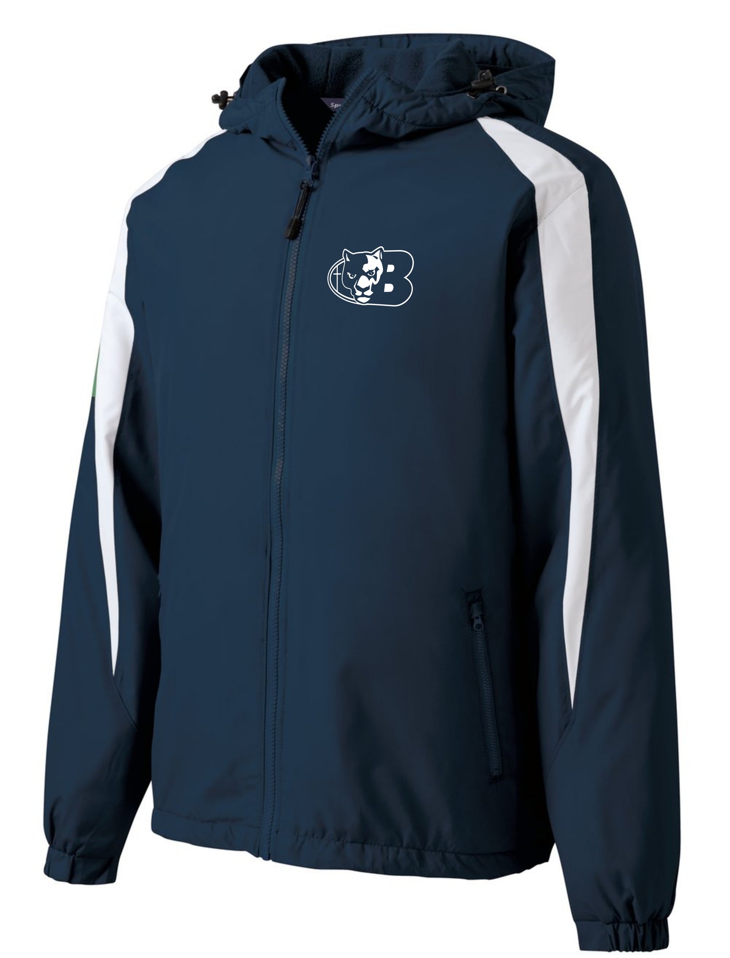 BCS Unisex Hooded Fleece Lined Color block - Adult Jacket
