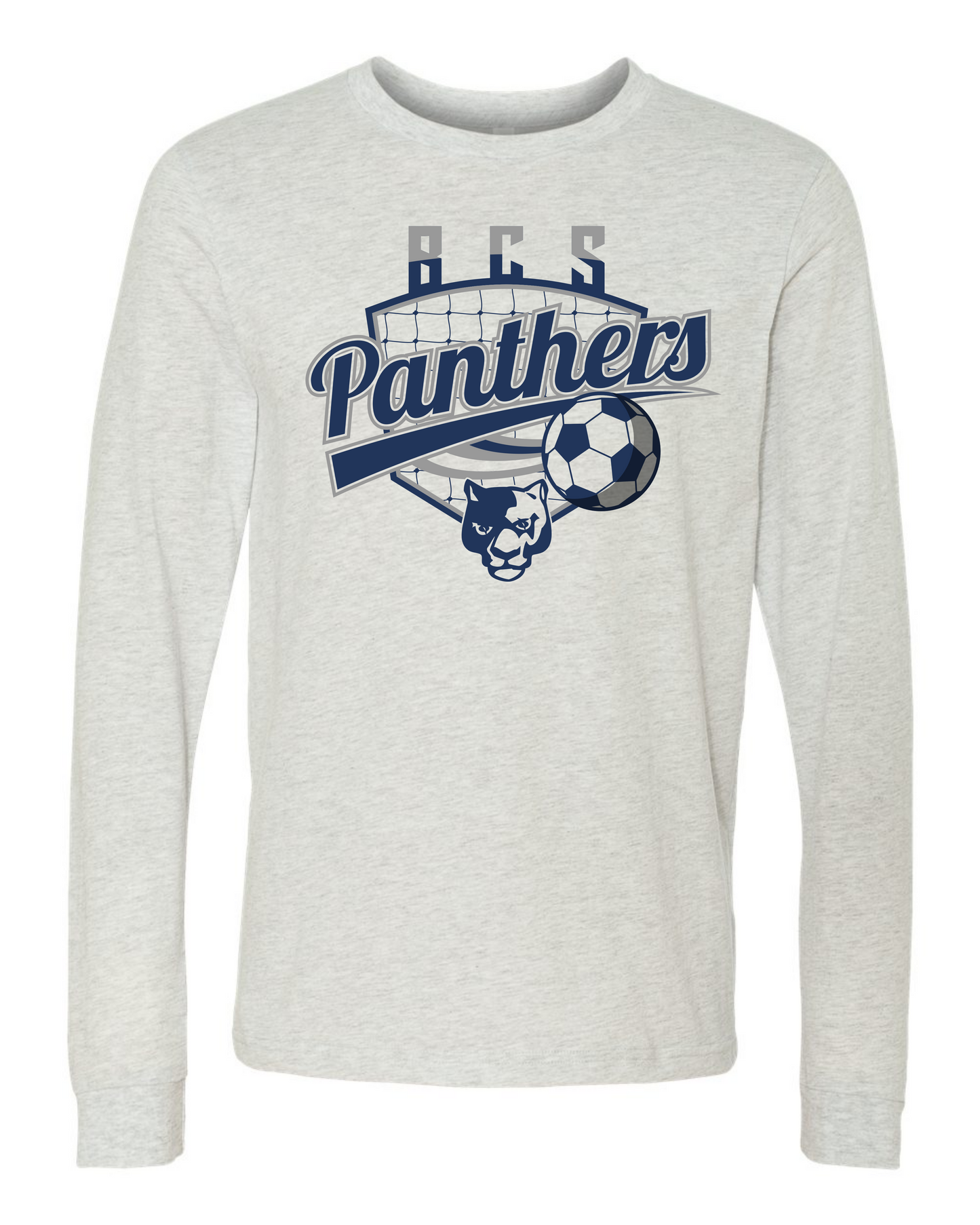 BCS Panthers Soccer Shield - Adult Long Sleeve