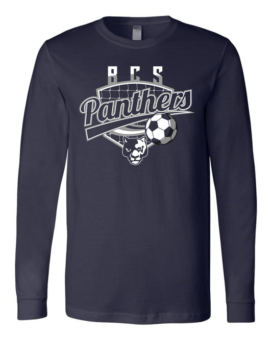BCS Panthers Soccer Shield - Adult Long Sleeve