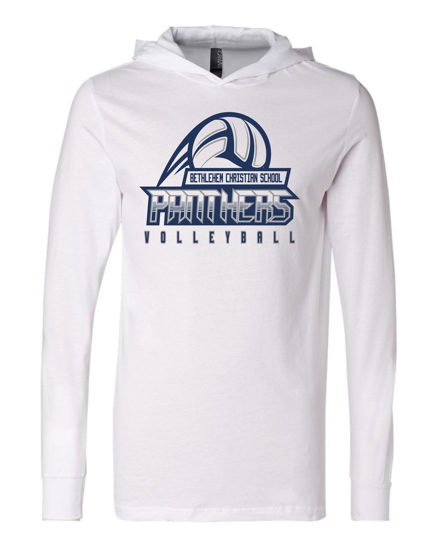 BCS Panthers Volleyball - Adult Hooded Long Sleeve