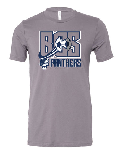 BCS Panthers Soccer Ball Fly Thru - Adult Tee