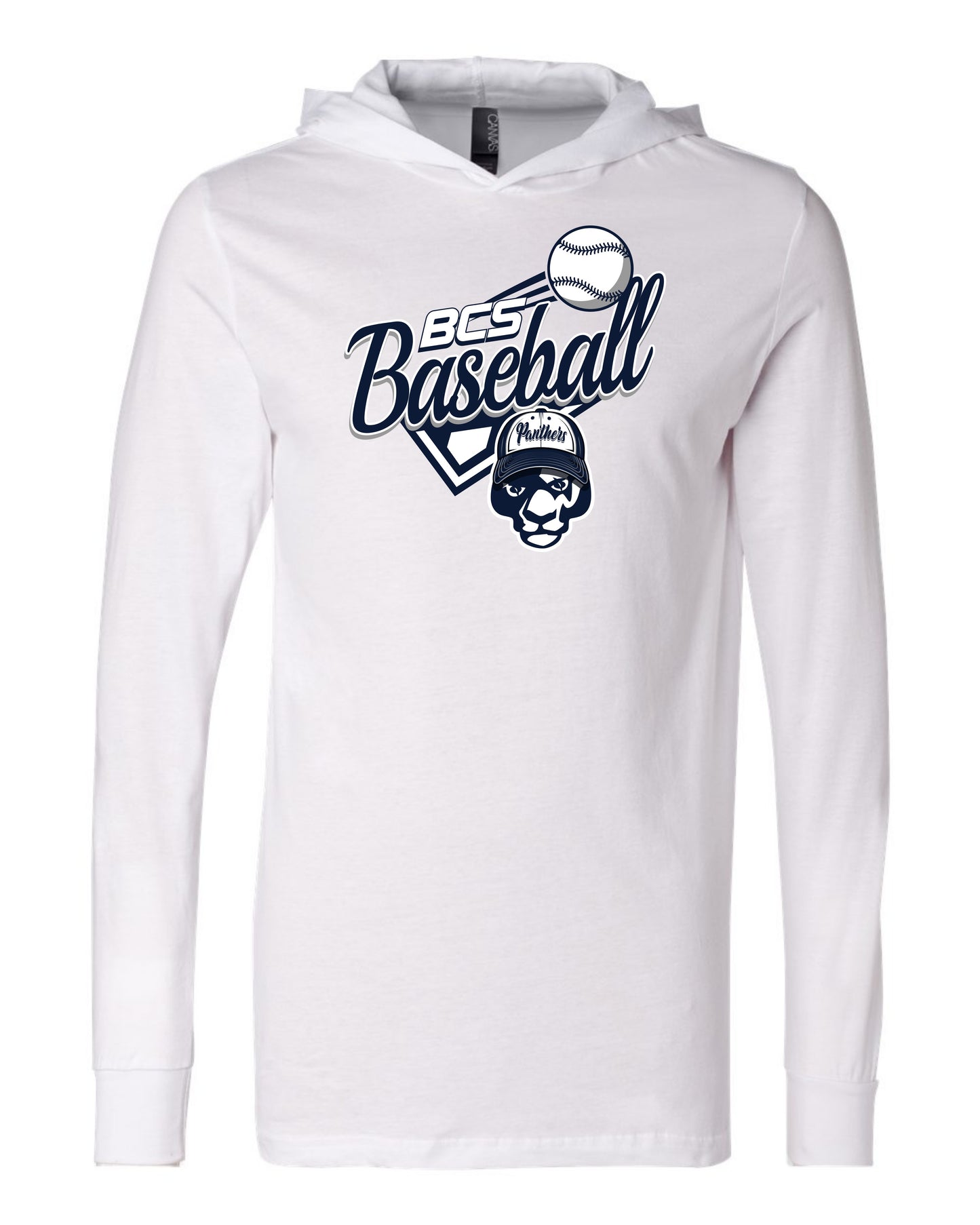 BCS Baseball - Adult Hooded Long Sleeve