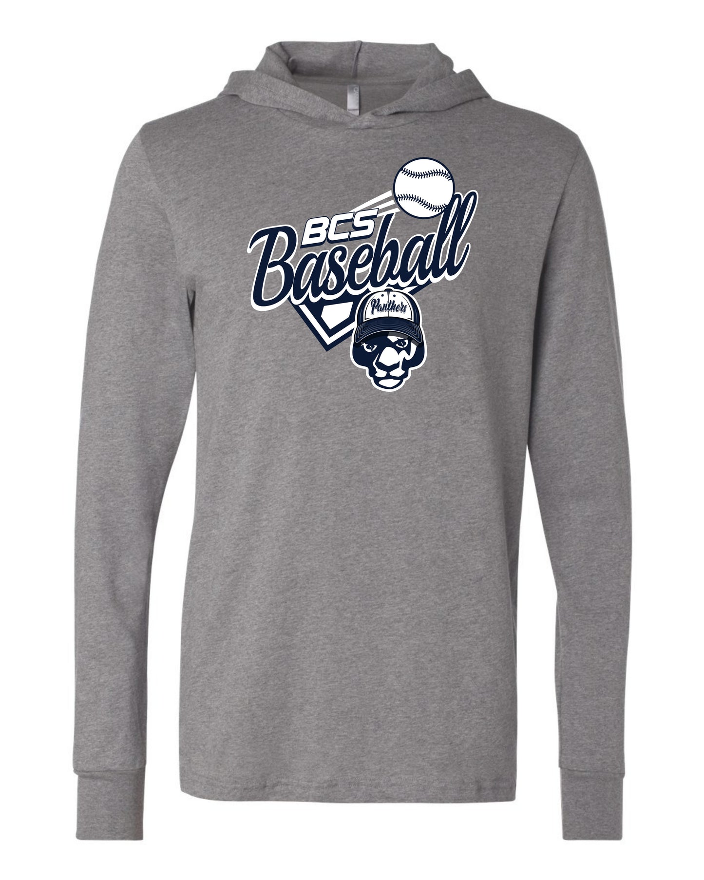 BCS Baseball - Adult Hooded Long Sleeve