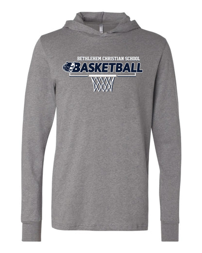 BCS Basketball - Adult Hooded Long Sleeve
