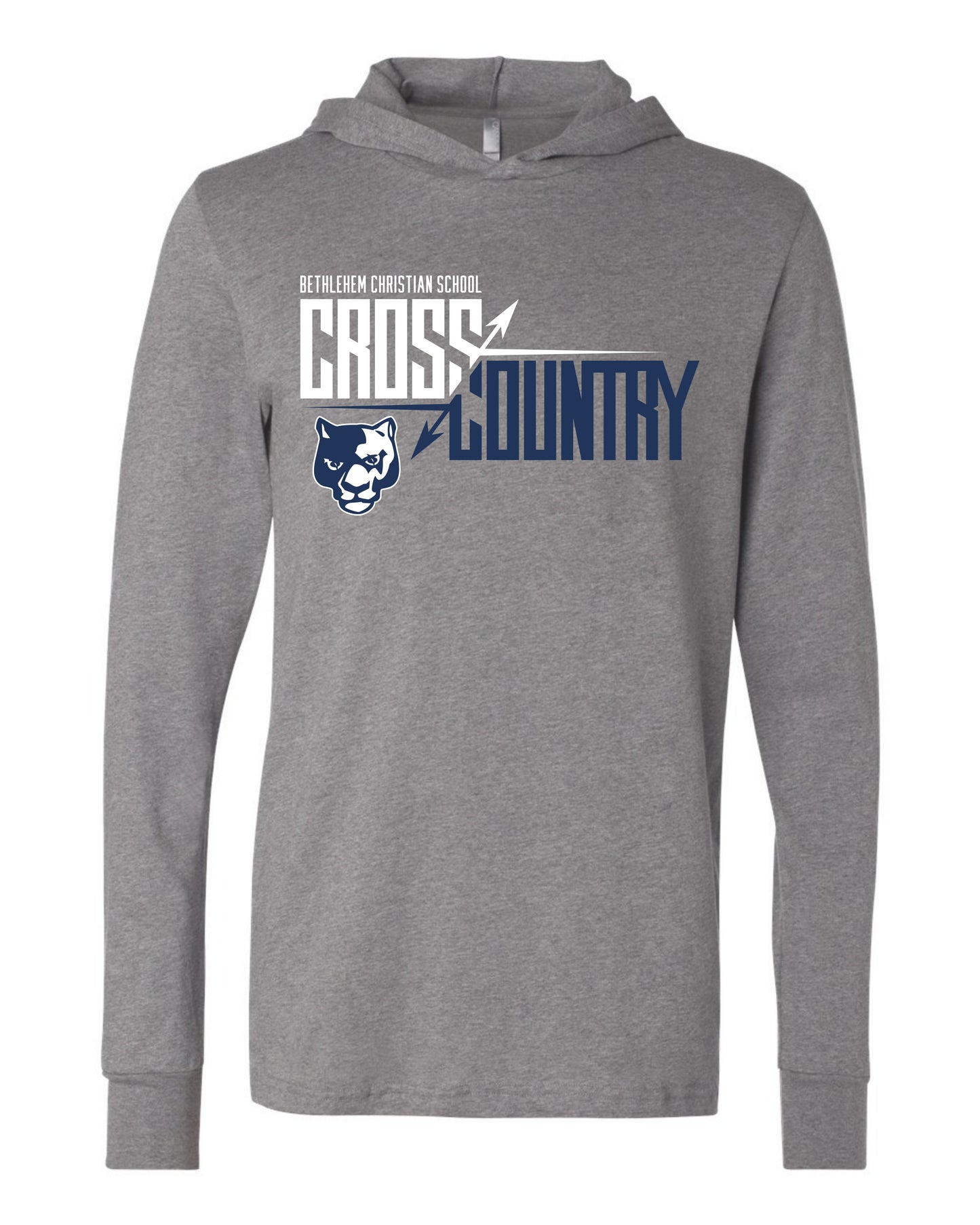 BCS CC Arrow Slash - Adult Hooded Long Sleeve