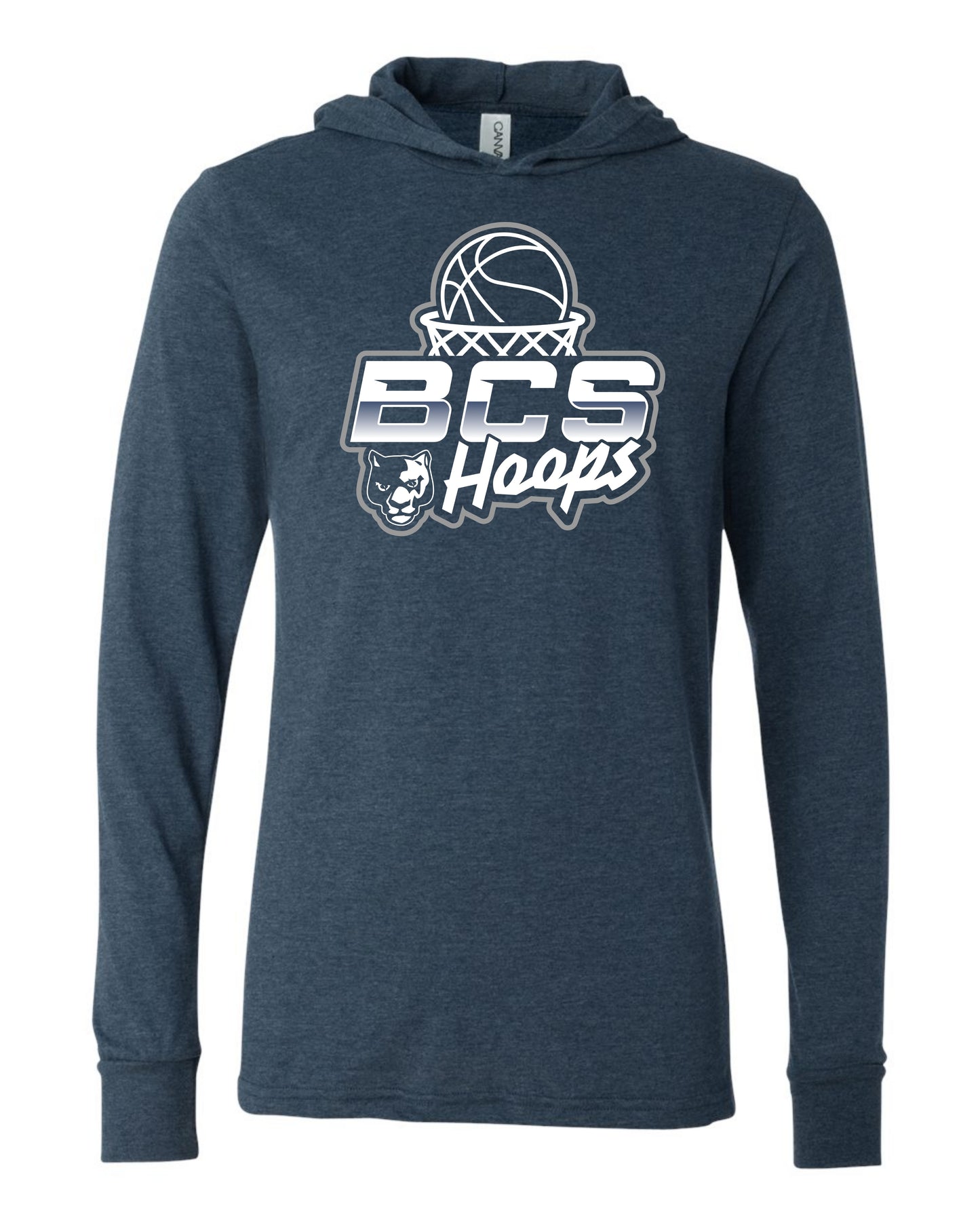 BCS Hoops - Adult Hooded Long Sleeve