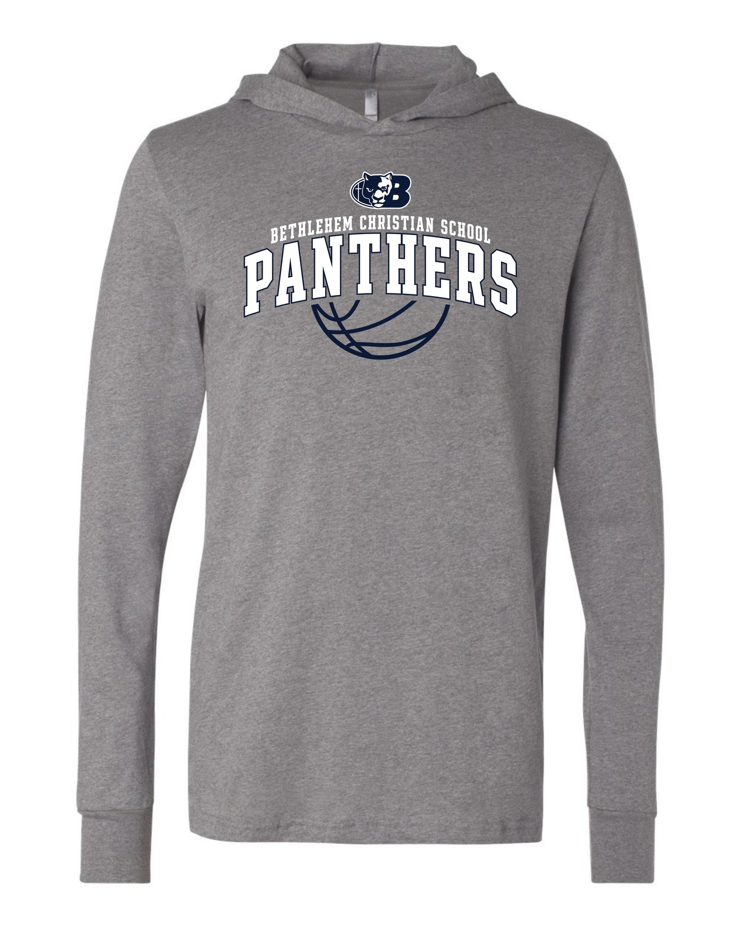 BCS Panthers Arched - Adult Hooded Long Sleeve