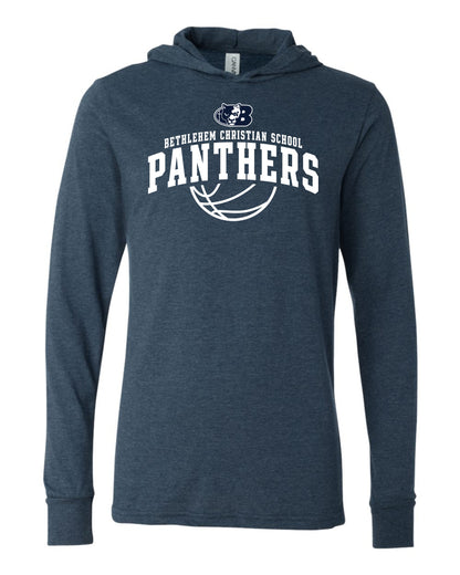 BCS Panthers Arched - Adult Hooded Long Sleeve