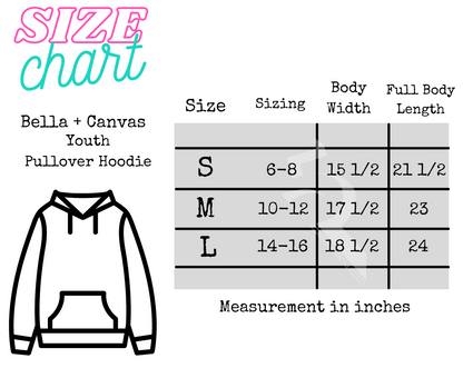 Panther Head Claw Slash - Youth Hoodie