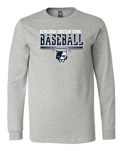 Bethlehem Christian School Baseball - Adult Long Sleeve