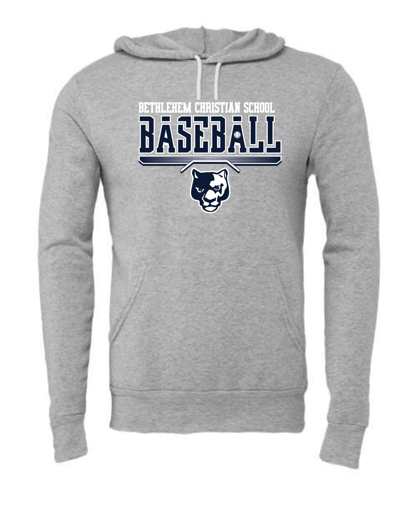 Bethlehem Christian School Baseball - Adult Hoodie