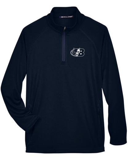 BCS Mens Stretch Tech-Shell Quarter-Zip - Adult Pullover