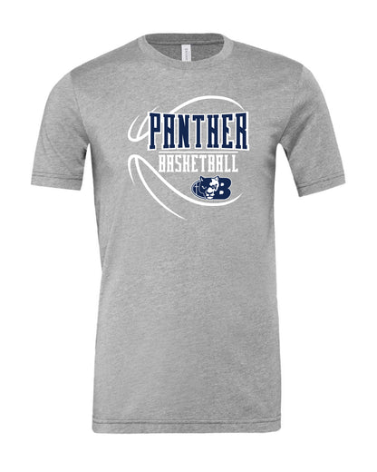 Panther BBall Abstract Ball - Adult Tee