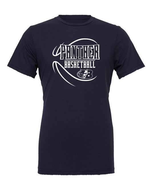 Panther BBall Abstract Ball - Adult Tee