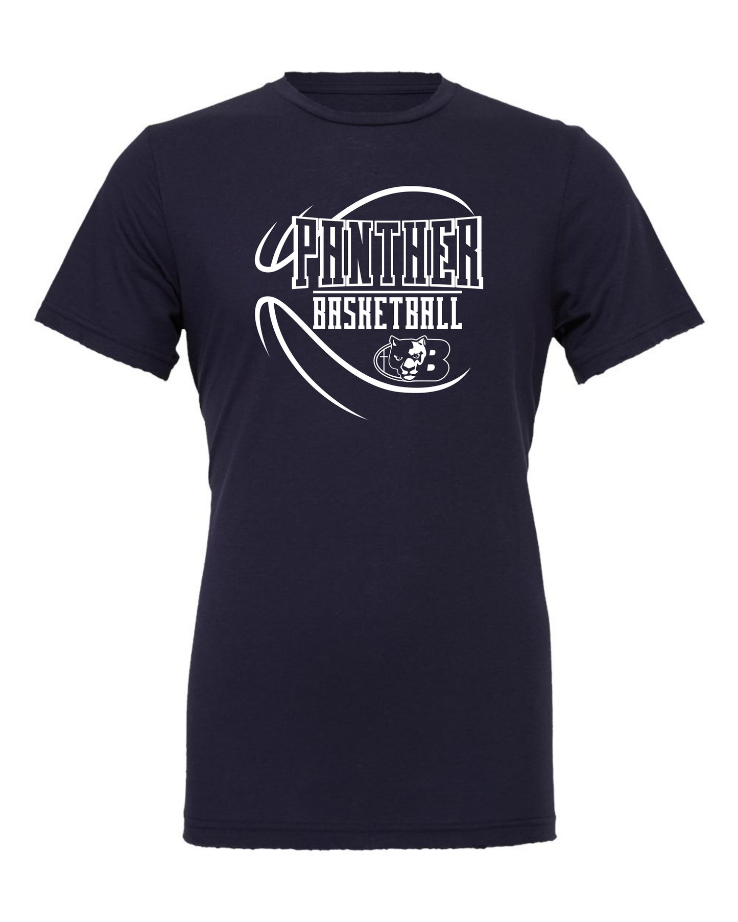 Panther BBall Abstract Ball - Youth Tee