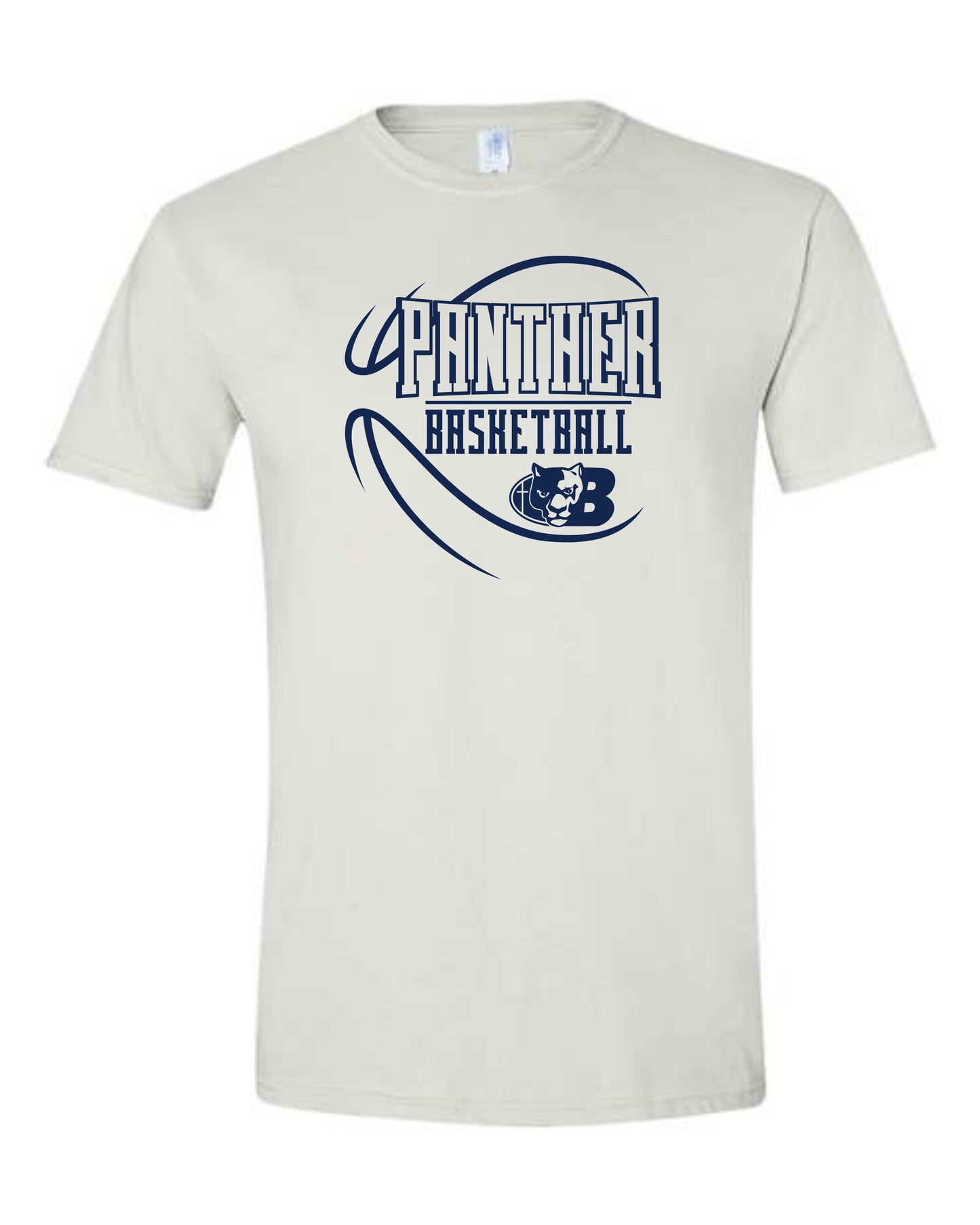 Panther BBall Abstract Ball - Adult Tee