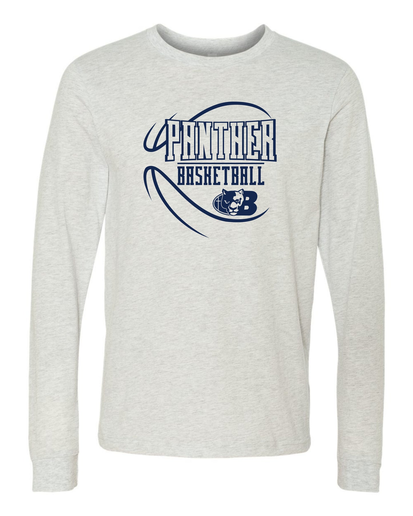 Panther BBall Abstract Ball - Adult Long Sleeve