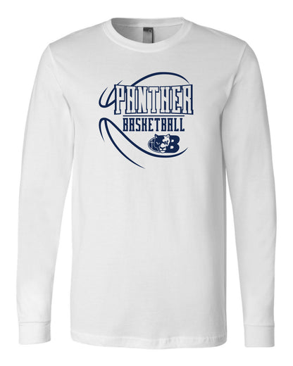 Panther BBall Abstract Ball - Youth Long Sleeve