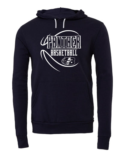 Panther BBall Abstract Ball - Adult Hoodie