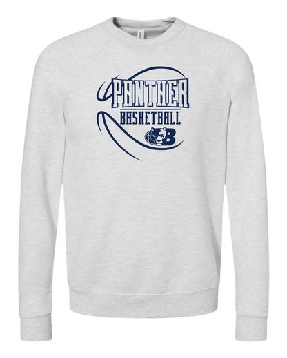 Panther BBall Abstract Ball - Adult Sweatshirt