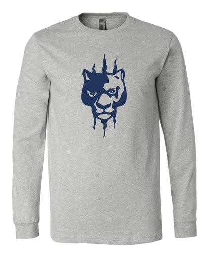 Panther Head Claw Slash - Adult Long Sleeve